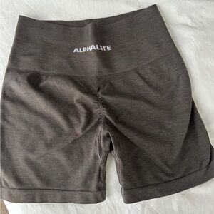 Alphalete Taupe Active Shorts